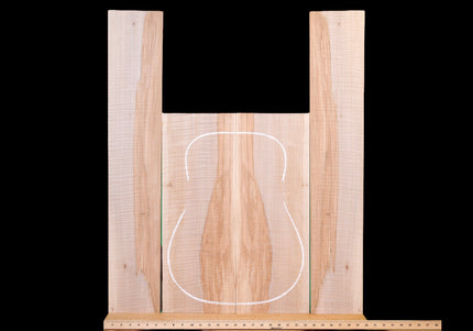 Flamed Big Leaf Maple Back and Sides, Dreadnought (#WT245)