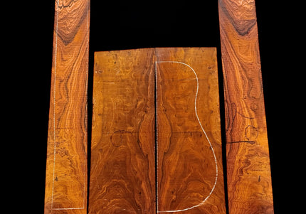 Cocobolo Acoustic Guitar Back & Sides, Dreadnought (#WTC29)