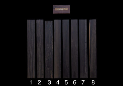 Premium Ebony Guitar Fretboard, [Batch #1]