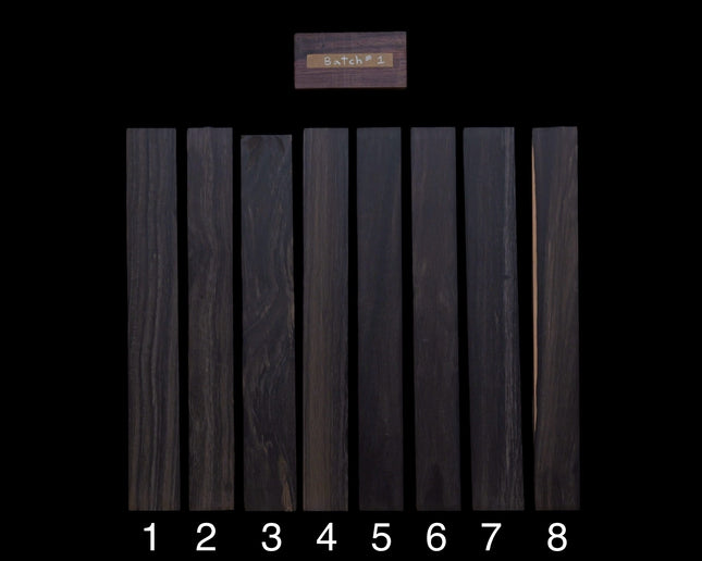 Premium Ebony Guitar Fretboard, [Batch #1]