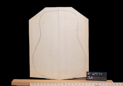 Carpathian Spruce Acoustic Guitar Top, Dreadnought, AAA (#WT15)