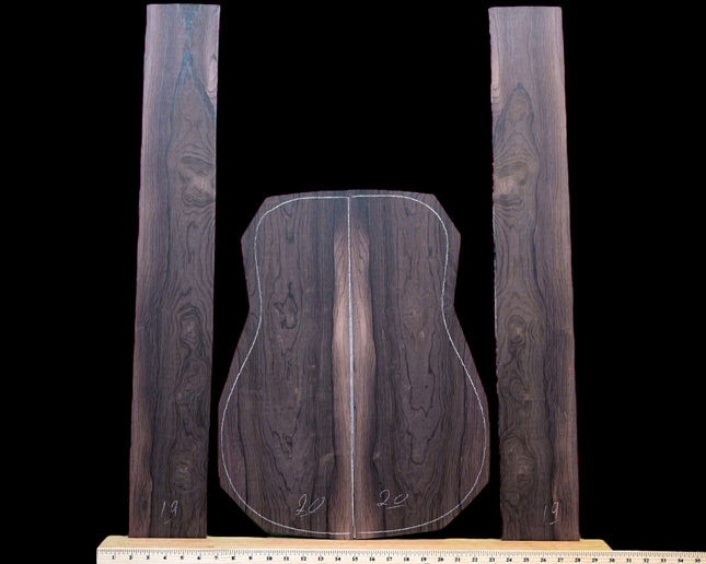 Brazilian Rosewood Acoustic Guitar Back and Sides for Dreadnought (WTB-20)