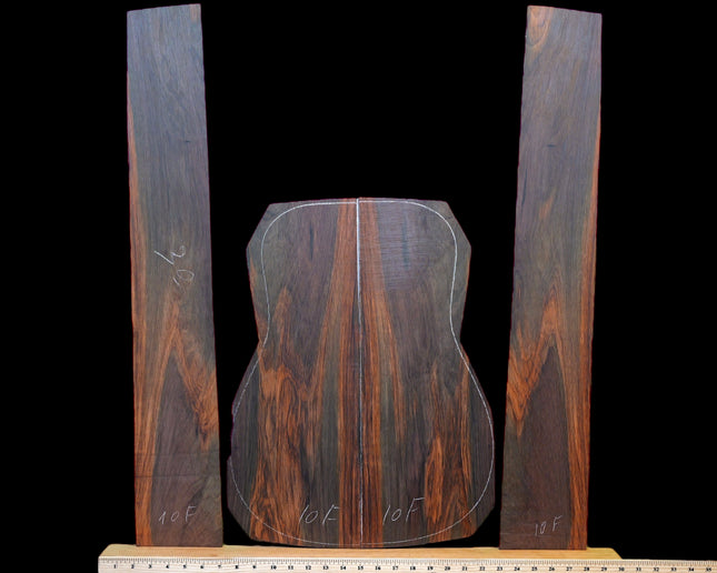 Brazilian Rosewood Acoustic Guitar Back and Sides for Dreadnought (WTB-10F)