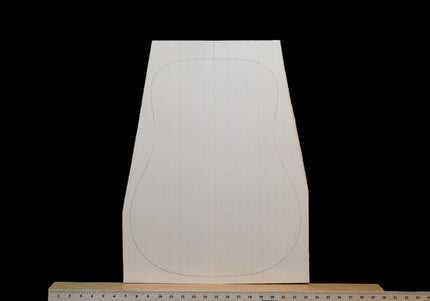 Carpathian Spruce Acoustic Guitar Top, Dreadnought, AA (#WT286)