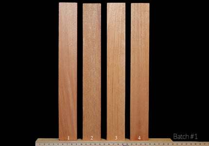 Honduran Mahogany Guitar Neck Blank, 1" x 4" x 30" [Batch #1]