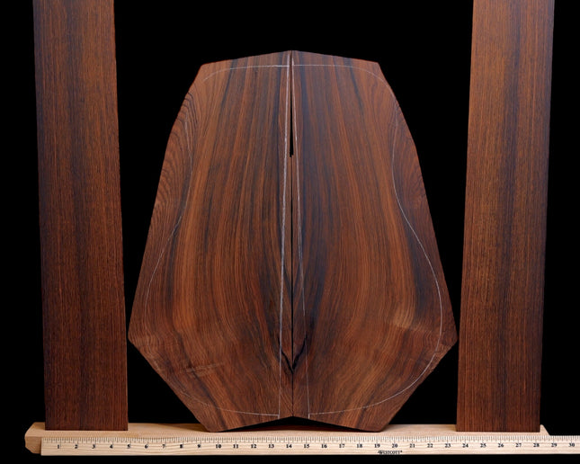 Brazilian Rosewood Acoustic Guitar Back and Sides for Dreadnought / OM / Classical, 140+ Years Old, Master Grade (#WT317)