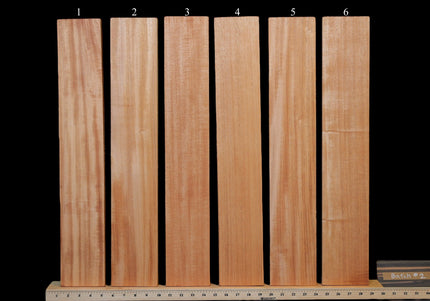 Honduran Mahogany Guitar Neck Blank, 1" x 4" x 24" [Batch #2]