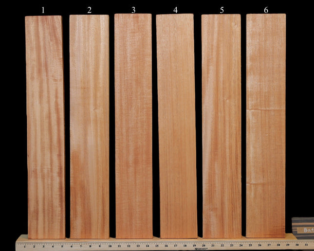 Honduran Mahogany Guitar Neck Blank, 1" x 4" x 24" [Batch #2]