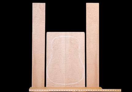 Old Growth Quilted Big Leaf Maple Back and Sides, Dreadnought (#WT231)