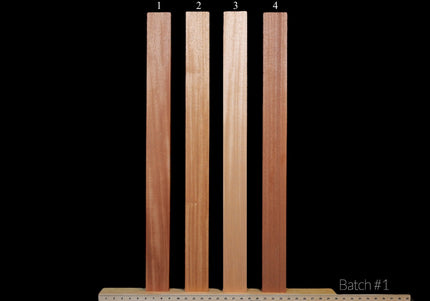 Honduran Mahogany Guitar Neck Blank, 1.5" x 3" x 36" [Batch #1]