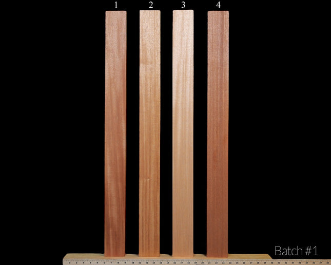 Honduran Mahogany Guitar Neck Blank, 1.5" x 3" x 36" [Batch #1]