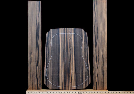 Ebony Back and Sides, Dreadnought (#WT618)