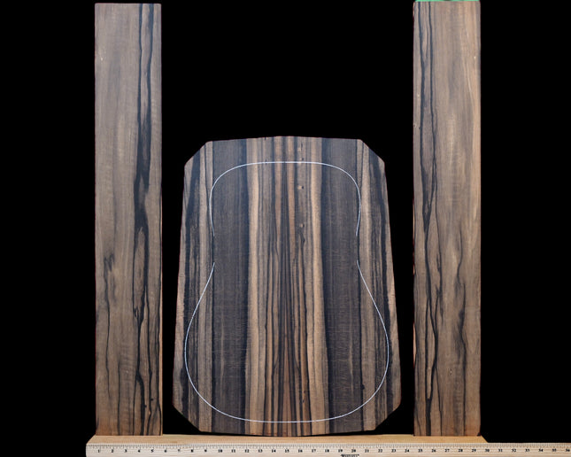 Ebony Back and Sides, Dreadnought (#WT618)