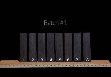 Premium Ebony Acoustic Guitar Bridge Blanks | Batch #1