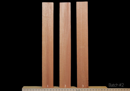 Honduran Mahogany Guitar Neck Blank, 1" x 4" x 30" [Batch #2]