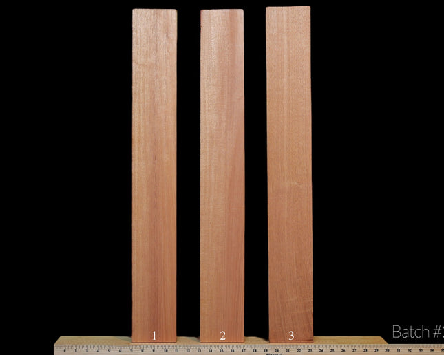 Honduran Mahogany Guitar Neck Blank, 1" x 4" x 30" [Batch #2]