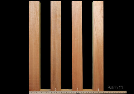Honduran Mahogany Guitar Neck Blank, 3" x 4" x 36" [Batch#1]