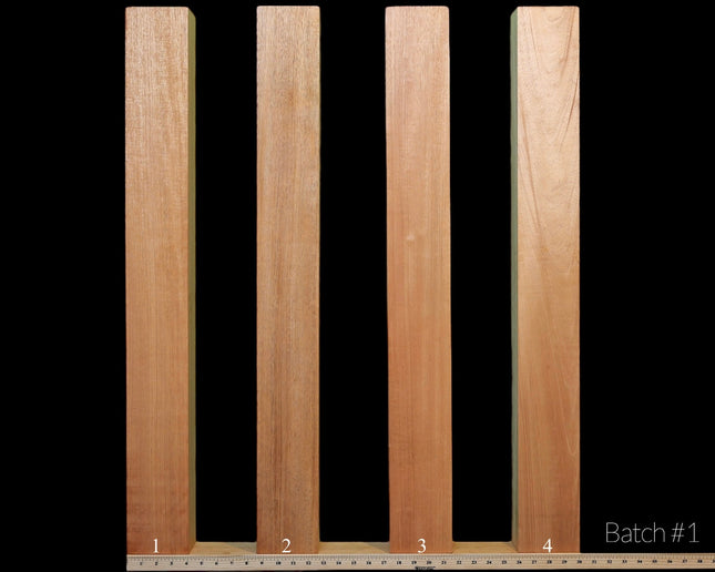 Honduran Mahogany Guitar Neck Blank, 3" x 4" x 36" [Batch#1]