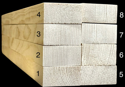 Adirondack Spruce Uncarved Guitar Brace Blank, 20" x 2" x 3/4" (Batch #1)