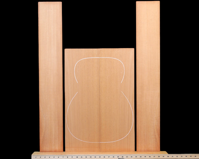 Honduran Mahogany Acoustic Guitar Back and Sides, OM, AAA (#WT114)