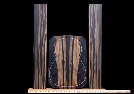 Ebony Back and Sides for Classical / Small Guitar (#WT58)