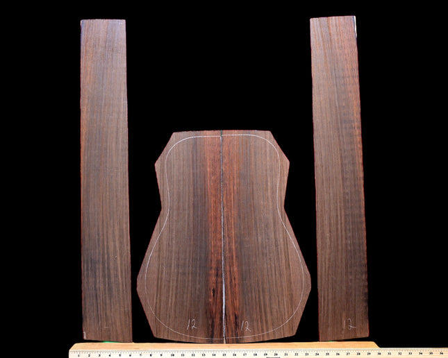 Brazilian Rosewood Acoustic Guitar Back and Sides for Dreadnought (WTB-712)