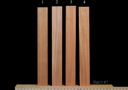Honduran Mahogany Guitar Neck Blank, 1.5" x 3" x 24" [Batch #1]