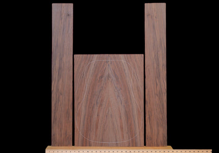 Claro Walnut Back and Sides, Dreadnought (#WT252)