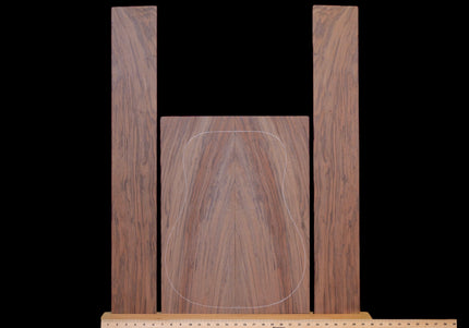 Claro Walnut Back and Sides, Dreadnought (#WT251)