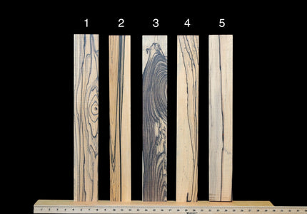 Pale Moon Ebony Guitar Fretboard, "B" Grade [Batch #2]