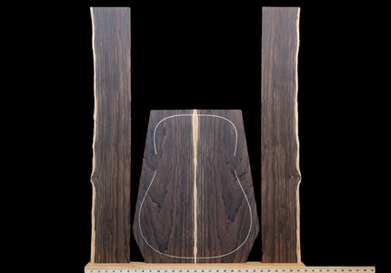 Ziricote Acoustic Guitar Back and Sides, Dreadnought (#WT373)