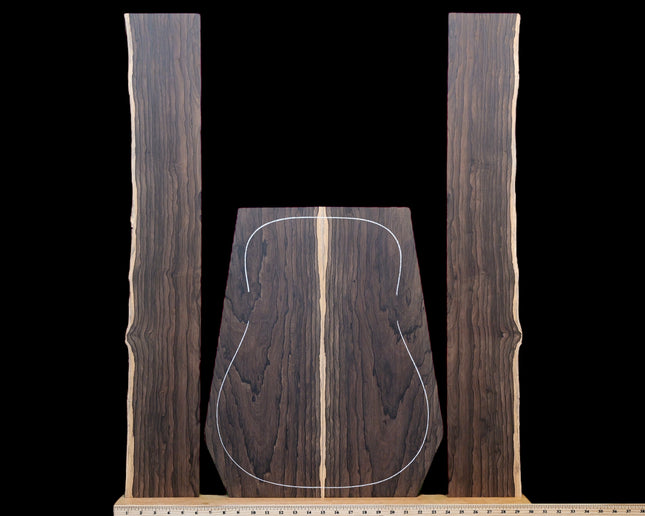 Ziricote Acoustic Guitar Back and Sides, Dreadnought (#WT373)