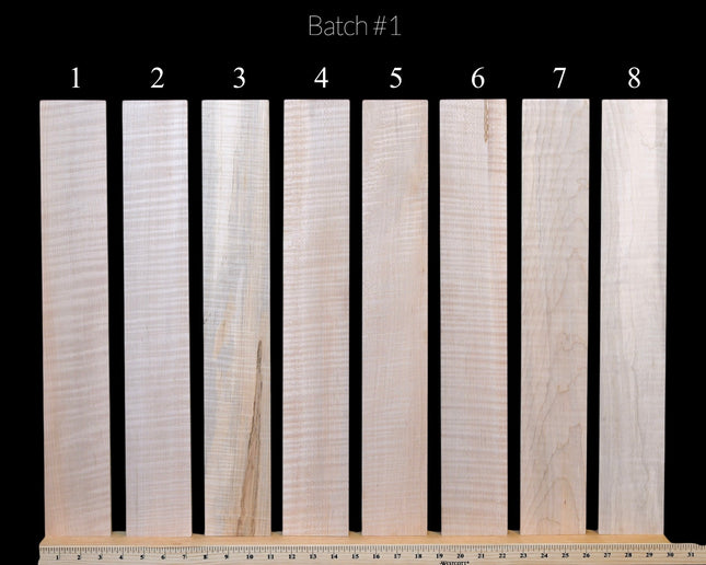 Figured Maple Guitar Fretboard [Batch #1]