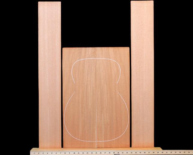 Honduran Mahogany Acoustic Guitar Back and Sides, OM, AAA (#WT115)