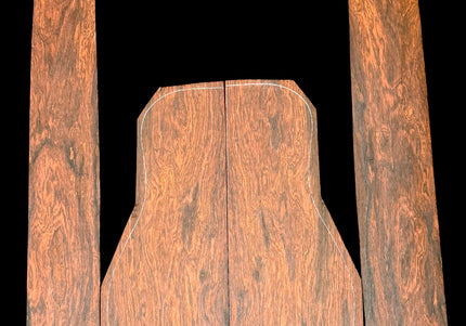 Brazilian Rosewood Acoustic Guitar Back and Sides for Dreadnought (#WTB-20A)