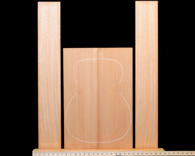 Honduran Mahogany Acoustic Guitar Back and Sides, OM, AAA (#WT112)