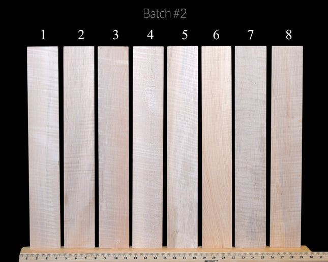 Figured Maple Guitar Fretboard [Batch #2]