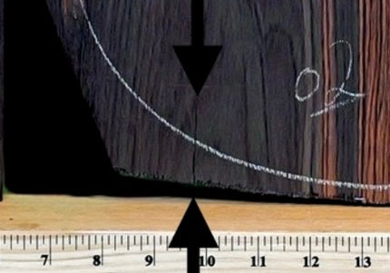 Brazilian Rosewood Acoustic Guitar Back and Sides for Dreadnought (WTB-2)