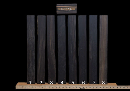 Premium Ebony Guitar Fretboard [Batch #2]