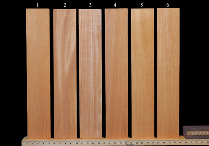 Honduran Mahogany Guitar Neck Blank, 1" x 4" x 24" [Batch #1]