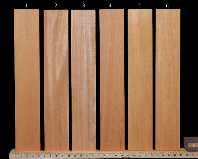 Honduran Mahogany Guitar Neck Blank, 1" x 4" x 24" [Batch #1]
