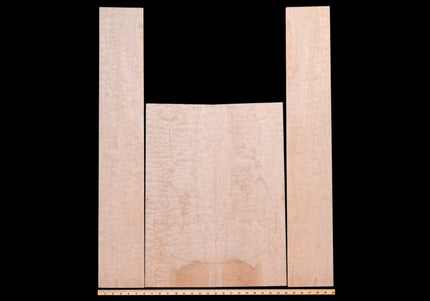 Old Growth Quilted Big Leaf Maple Back and Sides, Dreadnought (#WT232)