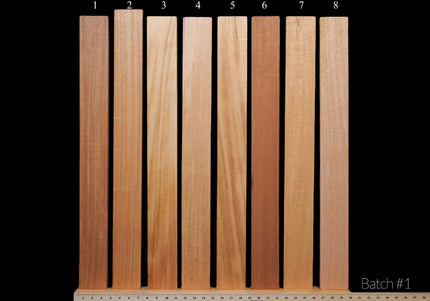 Honduran Mahogany Guitar Neck Blank, 1" x 3" x 30" [Batch #1]