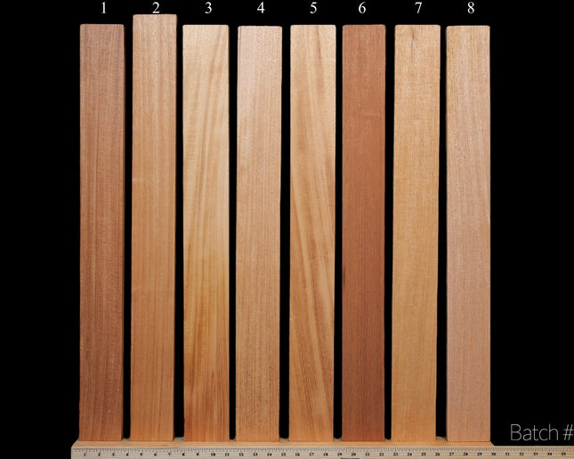 Honduran Mahogany Guitar Neck Blank, 1" x 3" x 30" [Batch #1]