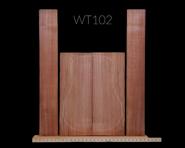 Tasmanian Blackwood Acoustic Guitar Back and Sides, Dreadnought (#WT102)