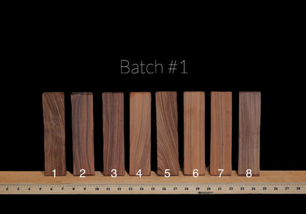 Pau Ferro Acoustic Guitar Bridge Blanks | Batch #1