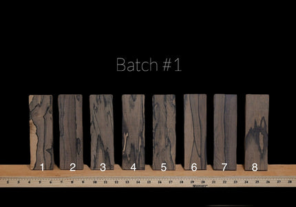 Ziricote Acoustic Guitar Bridge Blanks | Batch #1